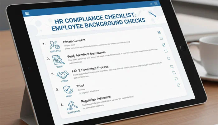 HR Compliance Checklist for Employee Background Checks